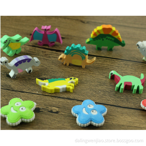 Custom 3D Fancy Dinosaur Promotional Eraser